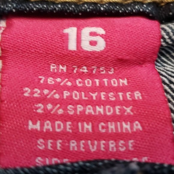 Zanadi Jewel Studded Whisker Fade Cut Off Jean Shorts 16 - Picture 6 of 6